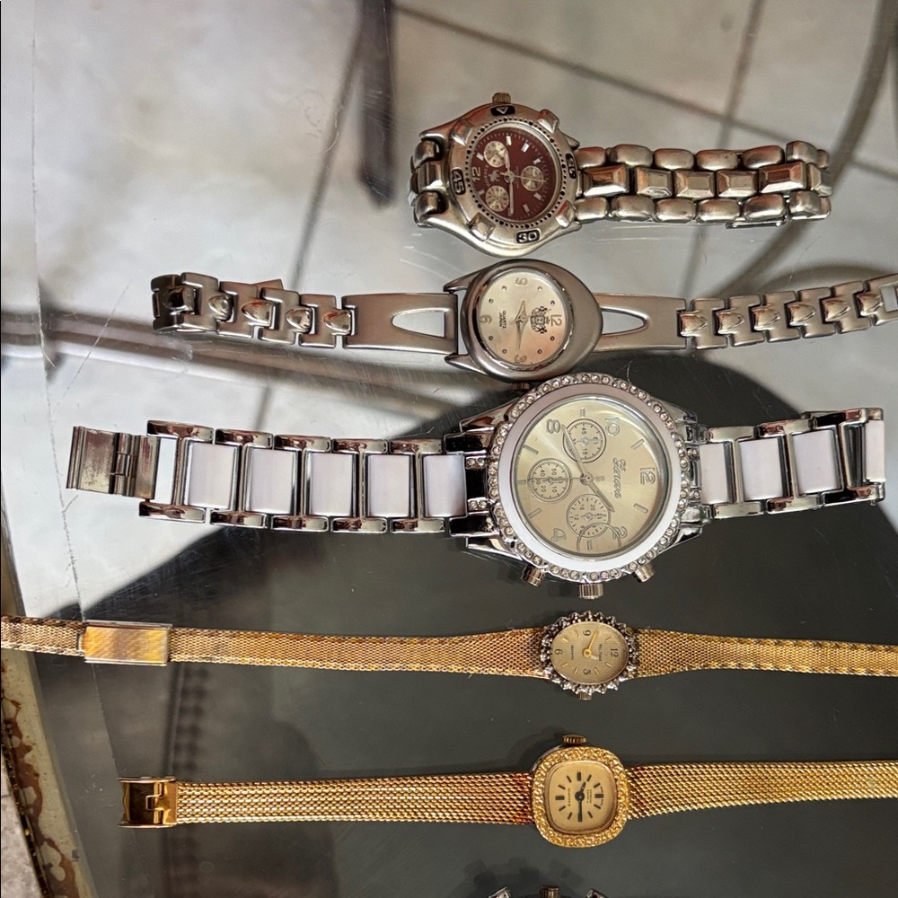 Stylish Two-Tone Women's Watch